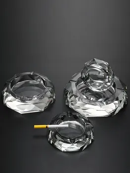 Nordic Acasă Și la Birou Uri Populare Cristal de Diamant Scrumieră de Sticlă Portabil Decorative Trabuc Scrumiera Titularul 재떨이