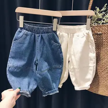 Îmbrăcăminte pentru copii 2020 Primăvară Nouă Crawler Băiatului Pantaloni din Denim Vara coreean Fetita Pantaloni Largi