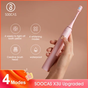 Versiune globală Soocas X3U Sonic Periuta de dinti Electrica Modernizate Adult Impermeabil automată cu Ultrasunete Periuță de dinți USB Reîncărcabilă