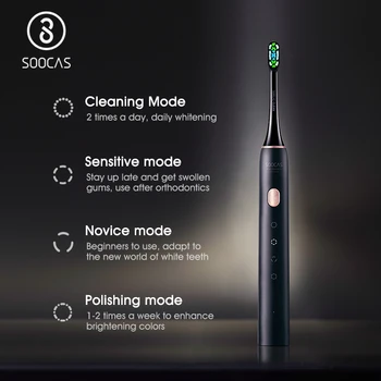 Versiune globală Soocas X3U Sonic Periuta de dinti Electrica Modernizate Adult Impermeabil automată cu Ultrasunete Periuță de dinți USB Reîncărcabilă