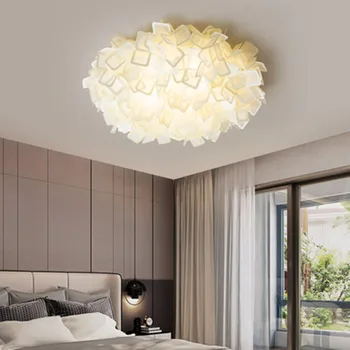 IKVVT minimalist Modern living lampă de tavan Nordic atmosfera de acasă dormitor lampă caldă și romantică lampă de plafon