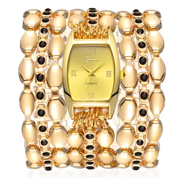 Aur de lux pentru Femei Ceasuri Brățară Moda Cuarț Ceasuri de mână Stras Curea reloj mujer relogio feminino Cadou pentru Fata Ceas