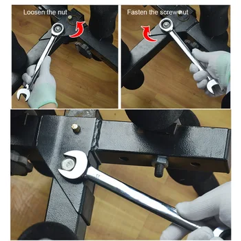 Clichet Combinație Set de Chei Dinte Amendă de Viteze Inel de Cuplu și Soclu Set de Chei Piuliță de Instrumente pentru a Repara Un Set de Cheie