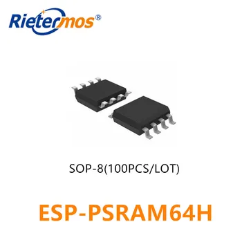 100BUC ESP-PSRAM64H 3.3 V SOP8 înlocui IPS6404LSQ IPS6404L-MP-SPN 3.3 V SOP8 64Mbit SQPI PSRAM ORIGINAL