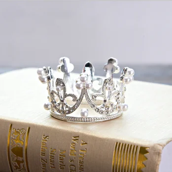 Printesa coroana coroana de păr pentru copii aliaj bijuteriile coroanei nou-născut photogarphy recuzită copilul fotografie accesoriu