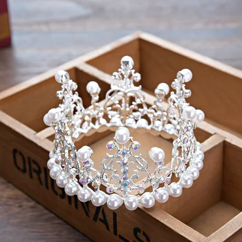 Printesa coroana coroana de păr pentru copii aliaj bijuteriile coroanei nou-născut photogarphy recuzită copilul fotografie accesoriu