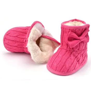 Iarna prima pietoni manual papuceii pentru copii pantofi de iarna pentru fetita cizme cald alb roșu roz pentru copii de iarna cizme pantofi prewalker