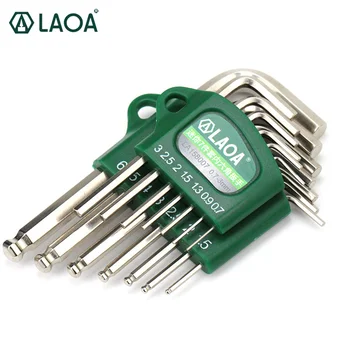 LAOA S2 aliaj de oțel mini cheie hex mici in miniatura 0.7/0.9/1.3/1.5/2/2.5/3mm Spanner Cheie Allen