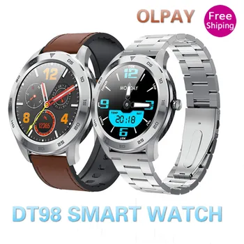 2020 Ceas Inteligent DT98 Sport Impermeabil Smartwatche Bărbați Smartband cu Rata de Inima Pedometru Apel Memento Mesaj pentru IOS Andriod 1781