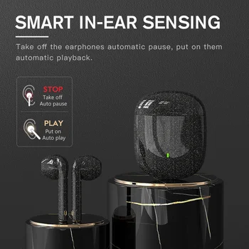 IKF Găsi Pro Wireless Căști de Gaming TWS 500mAh Bluetooth Căști cu Microfon AAC Stereo Sound Touch Control Semi-In-Ear