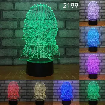 Jingle Cat Altman Piratii Străin Noutate 3D Lumina de Noapte LED-uri Lampă de Masă Atinge Birou de Iluminat Colorate Cadou la Petrecerea de Ziua Dormitor