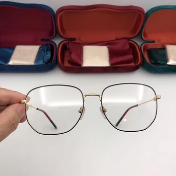Vintage de Calitate design de Brand 0396 ochelari cadru Poligonal cadru pentru Lectură Miopie baza de Prescriptie medicala lentile cu Originalul caz