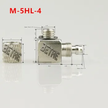 20buc PL Filet M5 ,M6 -Tub de 4mm 6mm Cot Pneumatice Conducta Aer Furtun de cuplare Rapidă Mini Conector de Fier M-6HL-4/ M-6HL-6/