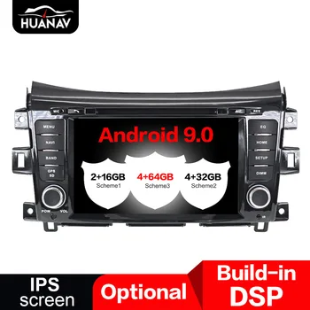 DSP Android 9 Car DVD Player pentru Nissan Navara NP300+ GPS Auto, Navigatie auto radio Stereo multimedia capul unitate recorder 64