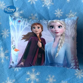 Disney Frozen 2 Sora Elsa Anna Mickey Minnie Mouse Super Moale pentru Copii Toddler Pătură 102x132cm și Perna 32x26cm Set