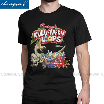 Bărbați T-Shirt Kulu-Ya-Ku Bucle Cereale Creative Bumbac Tricou Monster Hunter Lume MHW Joc Tricouri Gât Rotund Haine 5XL 6XL