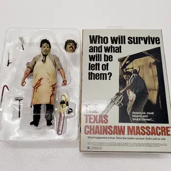 NECA Texas Chainsaw Massacre Leatherface Acțiune Figura 40-a Aniversare Păpușă Jucărie Cadou de Crăciun