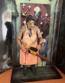 NECA Texas Chainsaw Massacre Leatherface Acțiune Figura 40-a Aniversare Păpușă Jucărie Cadou de Crăciun