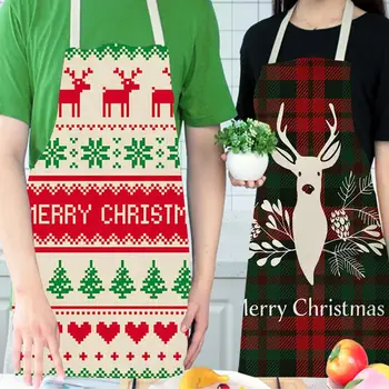 FENGRISE Lenjerie de pat din Bumbac Șorț de Bucătărie Crăciun Fericit Decor pentru Acasă de Crăciun Cadouri de Craciun Decor Navidad 2020 An Nou Fericit 2021