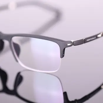 Toptical Comerciale TR90 Miopie Jumătate Ochelari Bărbați ochelari Ultra-ușoară de Afaceri Ochelari pectacle Rama Ochelari de vedere Barbati Calculator