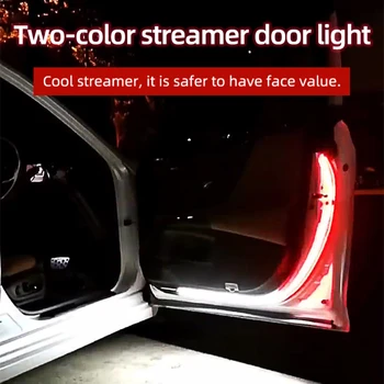 LED-uri Auto Ușa de Avertizare Anti-Coliziune Lumină Lumină de Întâmpinare Auto Universal Decorative Centură de Lumina Portiera Atmosfera Lampa 181