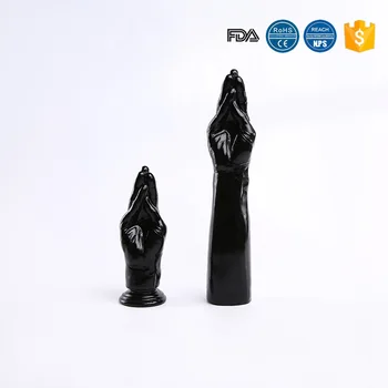 21*7.5 cm negru silicon mare dildo mână mare dildo-uri,ventuza puternica penis adult gay jucarii sexuale pentru femei