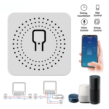 10A/16A Mini Smart Wifi DIY Switch-ul 2 Modul de Control Acasă Inteligent de Automatizare Modulul Funcționează Cu Alexa Google Acasa de Viață Inteligentă
