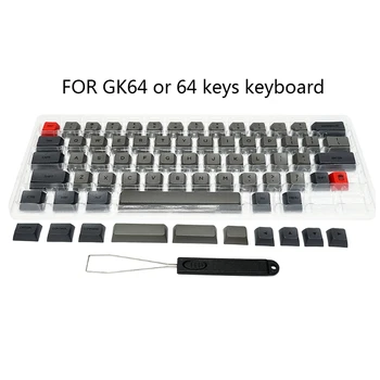 De Brand Nou și de Înaltă Calitate 64 De Chei Keyset Dublu Culoare PBT Gros Tastă pentru GK64 Tastatură Mecanică de Gaming cu Extractor Set 18160