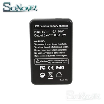 USB LCD-Baterie Li-50B Pentru Olympus LI-60B LI-70B LI-90B Nikon EN-EL11 Sony BK1 FK1 până la 1 Pentax DLI78 DLI92 Ricoh DB-80