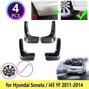 4 BUC pentru Hyundai Sonata i45 YF 2011 2012 2013 Aripile apărătoare de noroi Aripa Paznici Stropi de Noroi Placare Accesorii Auto