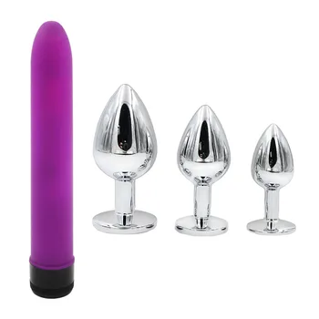 YEMA Silicon Dopuri anale din Oțel Inoxidabil Anal Plug Jucării pentru Femeie&Vibratoare Jucarii Sexuale pentru Femei Vagin Bărbați Gay Intim Magazin de produse