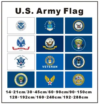 KAFNIK,Personalizate orice dimensiune 14*21/90*150cm SUA steagul Americii Navy/Președinte/AF/Armată/Paza/DHS steaguri statele UNITE ale americii flag pentru decor acasă