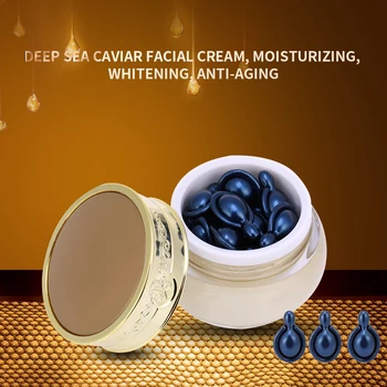 Naturale la Mare Adâncime Extract de Caviar FEG Hidratare Esența Anti-Imbatranire, Antirid de Reparare Cicatrice Acnee Pielii de pe Fata Crema Hidratanta Capsulă