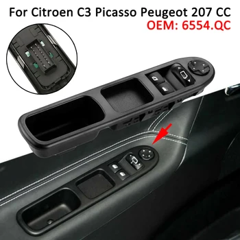 Durabile, Și Convenabil Pentru Citroen C3 Picasso, Peugeot 207 CC 6554.QC Master geamuri Electrice Comutator de Control