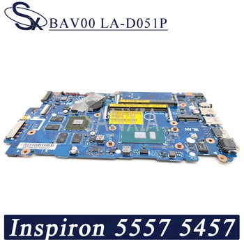 KEFU BAV00 LA-D051P Laptop placa de baza pentru Dell Inspiron 15-5557 14-5457 original, placa de baza I5-6200U GT930M-4GB 18380
