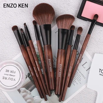 ENZO KEN 9 buc Perie de Fundația Pentru MakeupBlending Anticearcan Instrumente Cosmetice