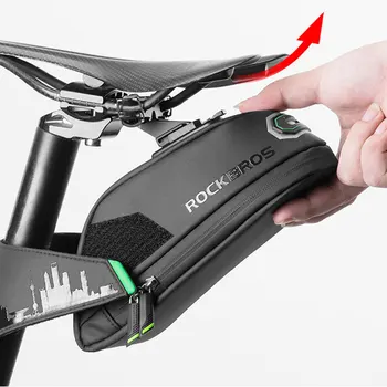 Biciclete Șa Sac Impermeabil Impermeabil Biciclete MTB Spate Pachet rezistent la Șocuri Ciclism Bancheta din Spate Coada Mare Panniers Accesorii pentru Biciclete