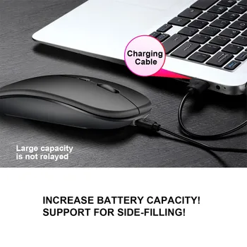 M90 Reîncărcabilă, fără Fir BT 5.0 USB Dual Mode Mouse de Gaming Mice Pentru Laptop PC