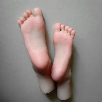 1 pereche de picioare mici fetish real buzunar pizde jucarii sexuale pentru barbati artificiale realist picioarele pline de silicon Flexibil muta