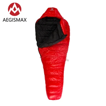 AEGISMAX C500/C700 de Mătase, de Bumbac Rață Jos Toamna Iarna Sacul de Dormit Adult în aer liber Camping Gros Cald Timp Sac de Nailon