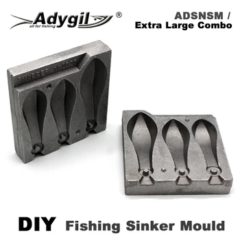 Adygil DIY Pescuit Snapper Sinker Mucegai ADSNSM/Extra Mare Combo Snapper Sinker 453g 566g 850 g 3 Orificii
