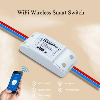 Smart WiFi Wireless 433Mhz Comutator Soclul Modulului ABS shell pentru Sonoff RF de Automatizare Acasă pentru android IOS