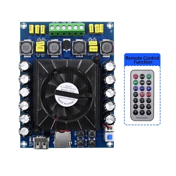Xh-A123 Tda7498E Putere Amplificator Digital de Bord Stereo Dual-Channel 2X160W Suport Disc U Tf Card