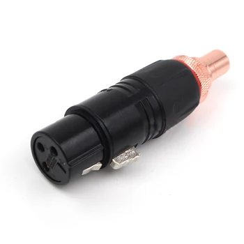 4buc Neutrik XLR Pentru RCA Feminin Adaptor Soclu Placat cu Rosu RCA Mufă pentru Conector Audio HIFI