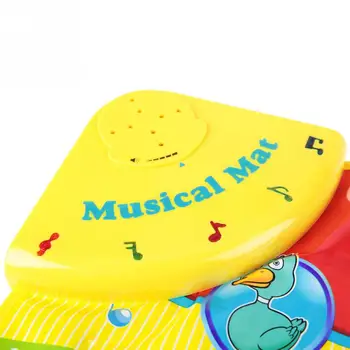 Pian Mat Animale Drăguț Portabil Pentru Copii Pian Muzical Mat Tastatură De Pian Jucărie De Educație Timpurie Pătură (Fără Baterie)