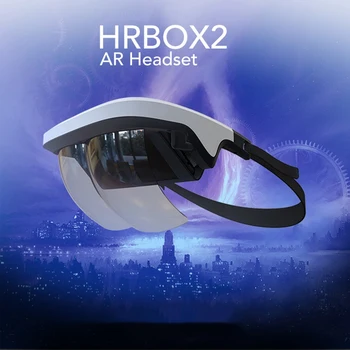 AR Cască, Inteligent AR Ochelari Video 3D Realitate Augmentată Cască VR Ochelari pentru iPhone & Android 3D, clipuri Video și Jocuri