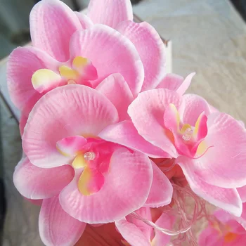 Noutatea orchid Flower Fairy Șir de Lumini 3M 20 de Led-uri, Vacanță de Iluminat florale de alimentare de la baterie,Decor Nunta,Oglindă lumina