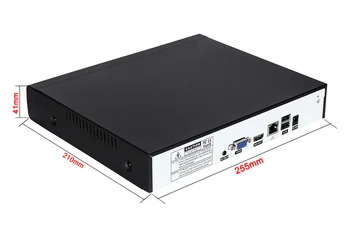 12V 2A MAX 8TB SATA Hi3536D XMeye Audio H. 265+ 5mp 8CH 9CH 9 Canal de Detectare a Feței Onvif IP CCTV DVR NVR Recorder Video de Rețea