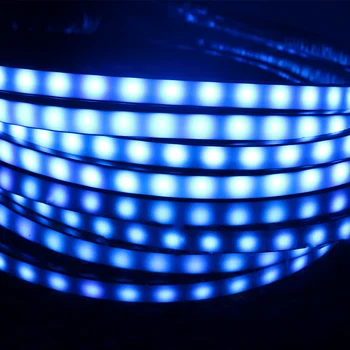 Intermitent LED-uri Auto RGB starea de Spirit de Lumină Ambientală Atmosfera Lampa de Usa Jos Decor Wireless cu Senzor de Sunet Accesorii Auto 4x8 Culori