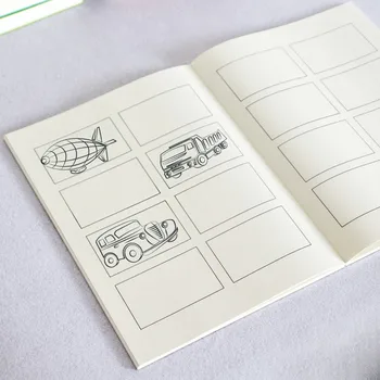 Creative Film Poveste Notebook Patru Benzi Desenate, Pictura Jurnal Carte Carte Carte Schiță Papetărie, Rechizite Școlare